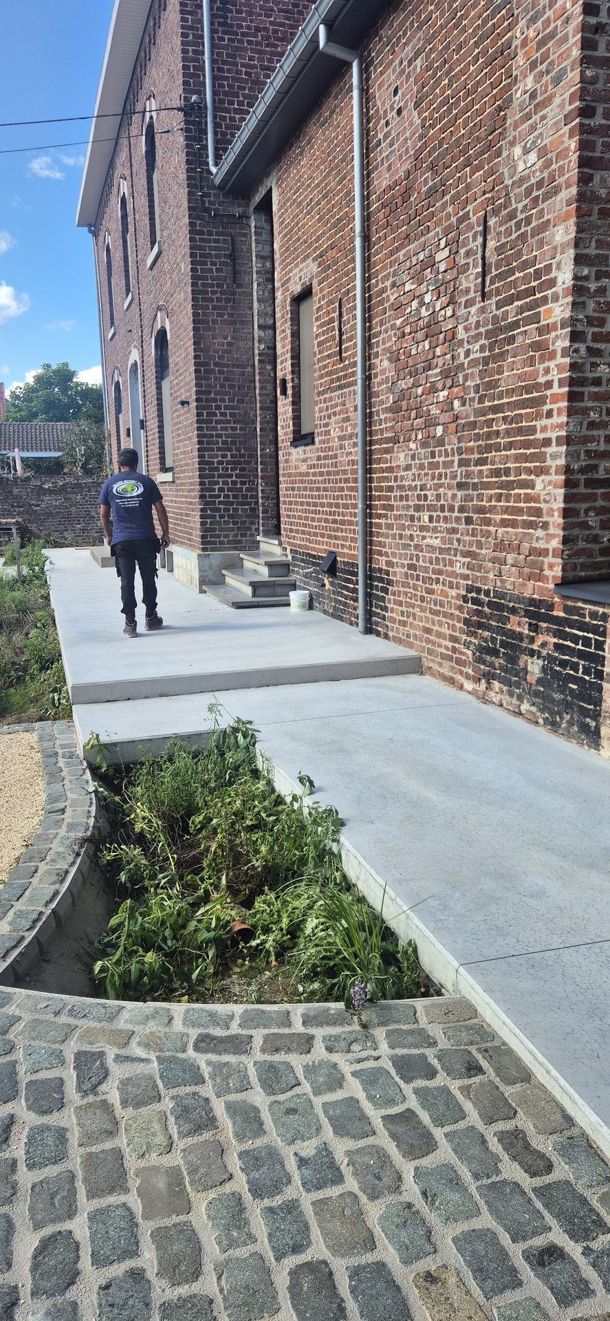 Betontrap en vloer in Glabbeek - projectbeeld