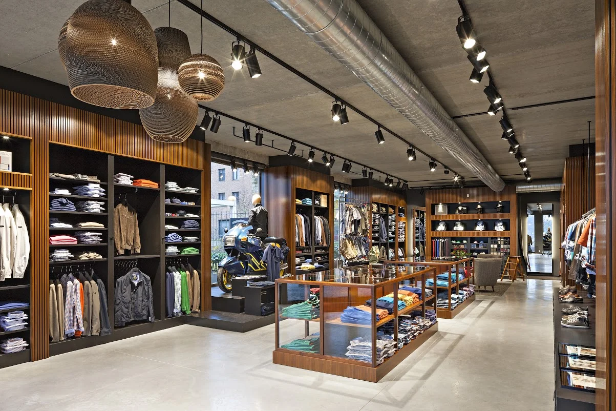 Sodermans Hasselt: hout en beton in een winkelinterieur