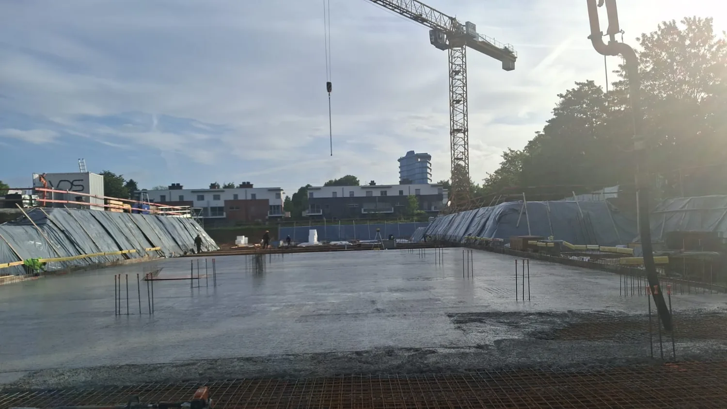 Vers gestorte keldervloer in Vilvoorde