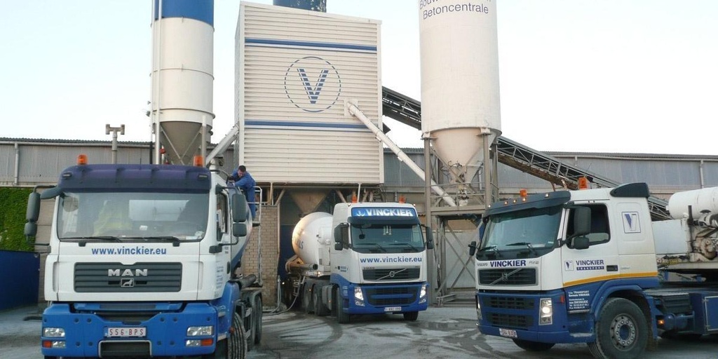 Germain Vinckier, betoncentrale in Diksmuide